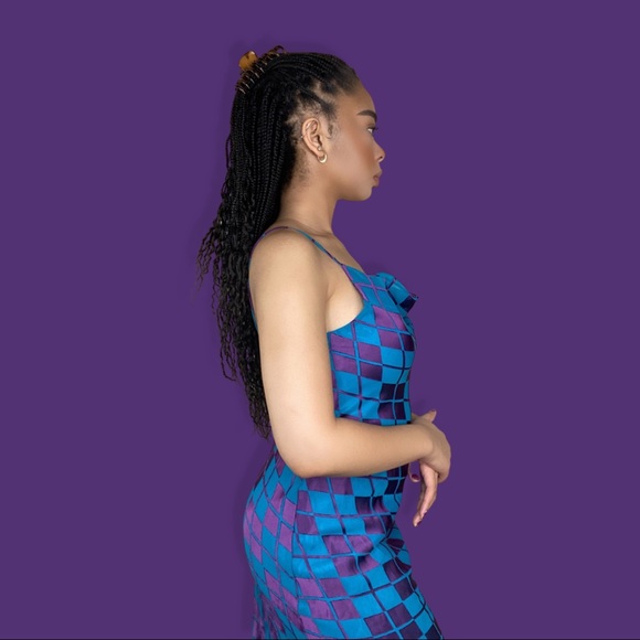 Incredible Sheer Window Pane Dress - Picture 5 of 5